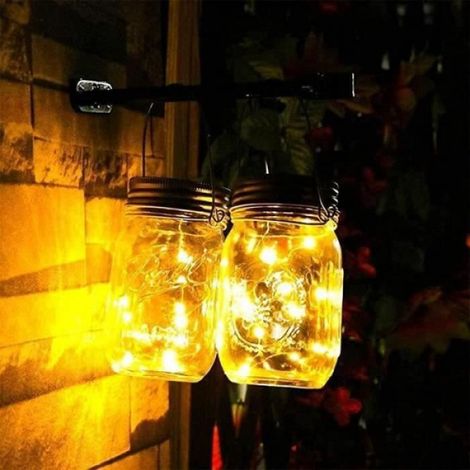 Guirlande lumineuse intérieure - - 12PCS - 2M - 20 LED - Blanc Chaud - Pile (1/4)