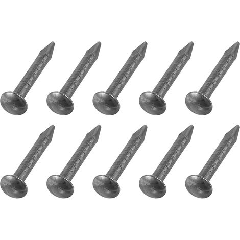 200Pcs Petits Clous De Quincaillerie 1 x 8mm Noir Métallisé (1/5)