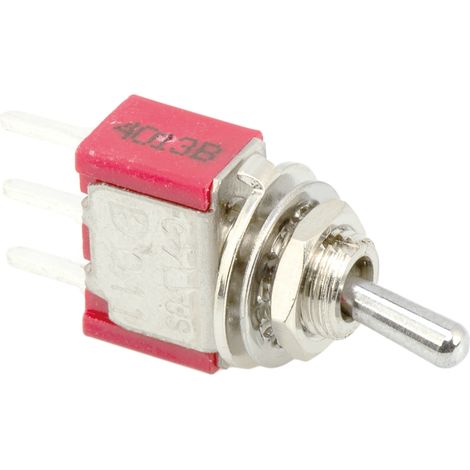 Interrupteur à levier RS PRO, On-On, 1RT, 5 A @ 250 V c.a. ( Prix pour 1 ) (1/3)