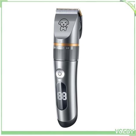 Tondeuse pour animaux - FAFEICY - Kit toilettage silencieux - 5 vitesses - Lame céramique - Batterie 1800 mAh (1/4)