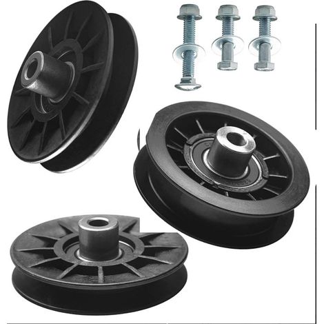 Pièces de tondeuse à gazon: roue libre à gorge en V 532194326 et roue libre plate 532194327 (1/4)