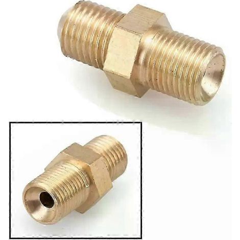 0035 AN 4AN x 1/8 NPT Turbo-Ölzuleitungs-Drosselverschraubung Messing NEU-JXLGV (1/5)