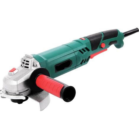 Meuleuse d'angle 1100 W, Ø Disque à Ébarber/à Tronçonner:125 mm, Vitesse à Vide 3000-12000 trs/min, Poignée Latérale à 2 Positions, Pour Couper, Meuler Et Polir (1/5)
