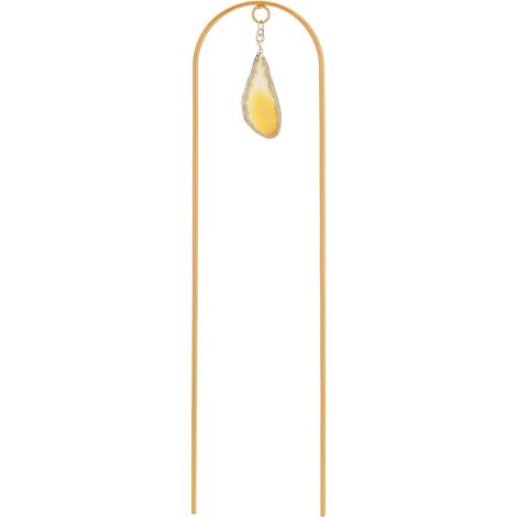 Cadre d'escalade pour plantes, vigne en fer, fleur avec attaches zippées (1/5)