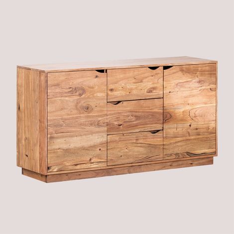 SKLUM Sideboard 140x40 cm aus Akazienholz Tasmani Akazie Braun (1/5)