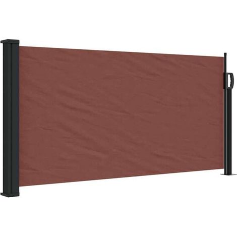 Store latéral rétractable marron 100x300 cm (1/5)