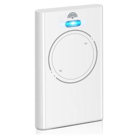 Télécommande pour ouvre-porte de garage 868 MHz compatible avec XT2 868 SLH LR, 2 canaux, blanc (1/5)