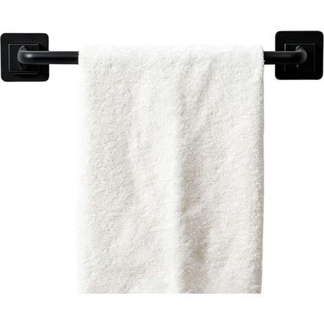 Porte-Serviettes Salle De Bain Support Ventouse Mat 33 Cm Porte-Serviettes Mural Bain Pour Maison Cuisine Placard Toilettes Appartement Ferme Hôtel Restaurant (1/5)