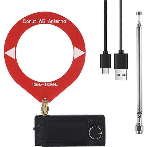 Mini SI4732 Radio FM/AM/LSB/USB Radio 10khz-180 Mhz HF SW MW VHF Portable Radio avec 1.9inch IPS Écran (1/5)
