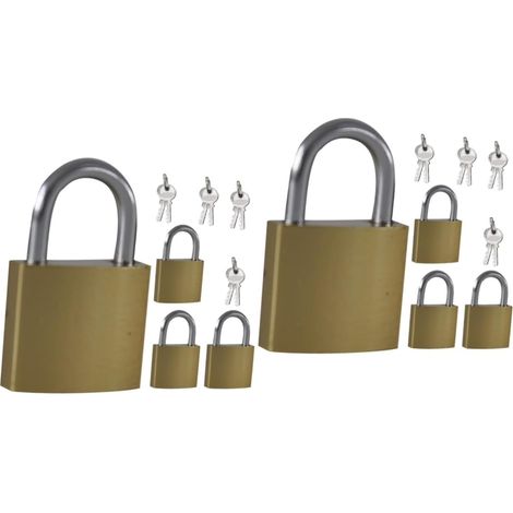 SHINEOFI Série 2 Cadenas en laiton Petits cadenas pour armoires (1/5)