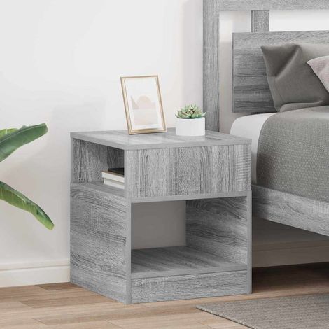 Beistelltisch 2 pcs Graues Sonoma 40,5 x 40 x 45 cm