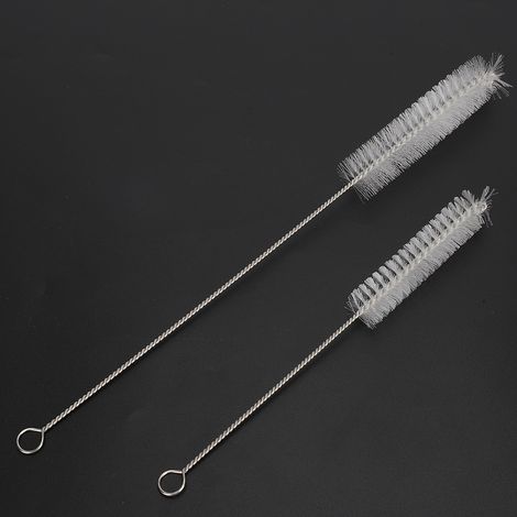 Brosse de nettoyage pour tube d'aquarium en acier inoxydable, ensemble de brosses pour pompe de filtre d'aquarium (1/5)
