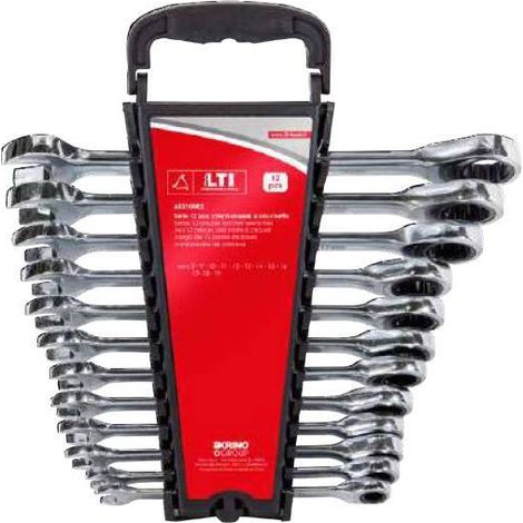 Set chiavi combinate a cricchetto – 12 pezzi
