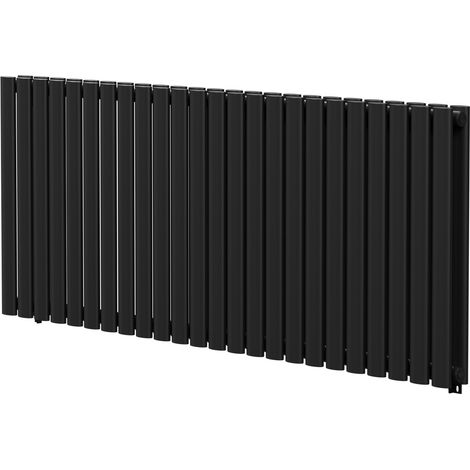 Colore Boone Matt Black 600mm x 1440mm Horizontal Double Panel Radiator (1/5)