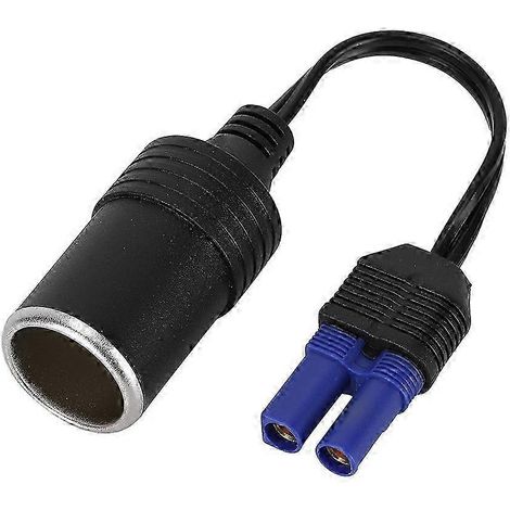 Adaptateur de câble de démarrage d'urgence pour prise allume-cigare EC5 femelle (voiture) (1/5)