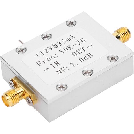 10K-2G LNA HF-Verstärkermodul 31 dB@0,5 G Hohe Verstärkung, geringes Rauschen, Breitbandverstärkung (1/5)
