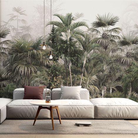 Papier peint panoramique - Forêt tropicale - 130 cm x 87 cm (1/4)