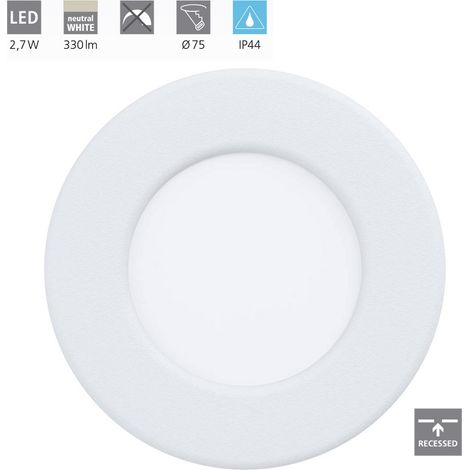 faretto led ad incasso "fueva" 4000k, ø9 cm (1/5)