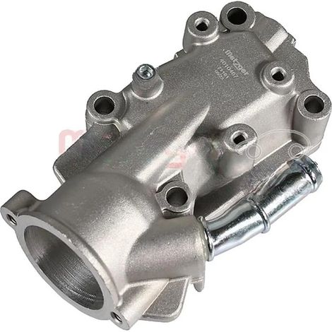 Bride de culasse en aluminium METZGER pour liquide de refroidissement, notamment pour PEUGEOT 206 (1/3)