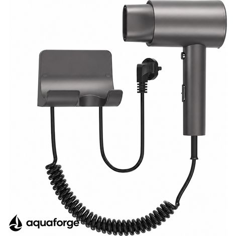 Sèche cheveux mural 2000 W protection thermique soins capillaires (1/5)