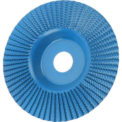Disque à sculpter le bois, roue de façonnage 125 mm en carbure de tungstène, accessoire pour le travail du bois, bleu (1/5)