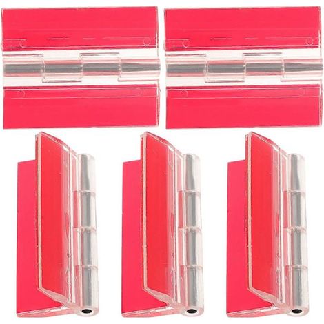selbstklebende Acrylscharniere, universelle Klavierscharniere, selbstklebende Scharniere für transparente Acrylboxen (1/5)