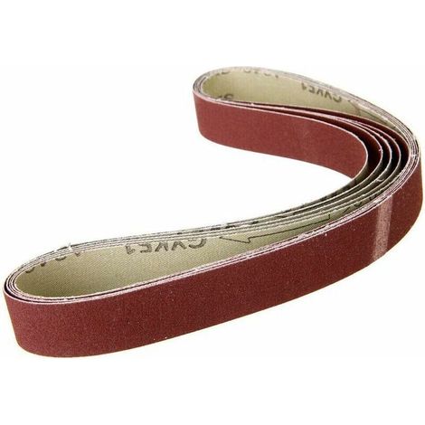 Schleifbänder für Bandschleifer – 5er-Pack – Körnung 240 – 100 x 915 mm – Ideal zum Feinschleifen von Holz und Metall
