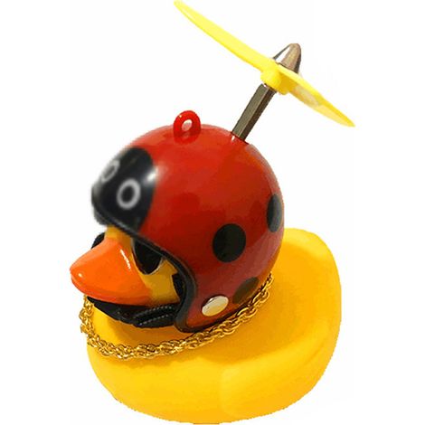 Canard Jaune Décoratif Tableau de Bord avec Hélice Casque (1/5)