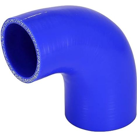 Tuyau silicone coudé 90° 51-63 mm (2-2.5") bleu pour voiture (1/4)