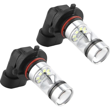 Kit d'ampoules LED blanches H10 100 W 6000 K pour feux antibrouillard de voiture (1/5)