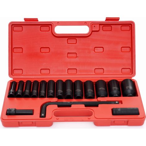Bussole a impatto da 1/2"" 10-32 mm, 16 pezzi KD11755 (1/5)