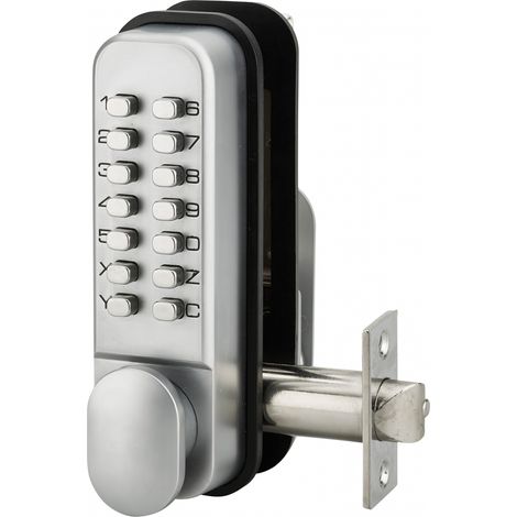 Chiavistello meccanico a combinazione con scrocco da incasso – THIRARD (1/2)