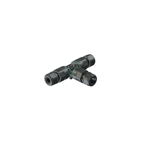 Connettore stagno IP68 per illuminazione esterna - Forma a T - Alta sicurezza 16A 240V Beneito & Faure - Spina, attacco