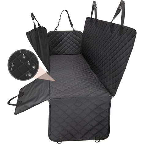 BingoPaw Coprisedile Auto per Cani, Seggiolino Auto per cane Posteriore Protezione Taglia Grande - con cintura di sicurezza Universale 124x138cm (1/5)