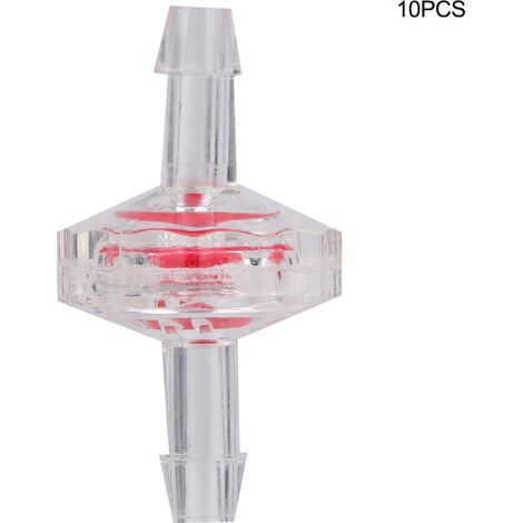 Jeffergarden Pompe à air pour Aquarium, 10 pièces, clapet anti-retour unidirectionnel, accessoire d'arrêt d'eau pour Aquarium (5mm) (1/5)