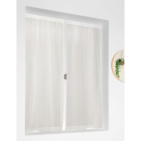 LINDER Coppia di vetri Scala ecru in 60 x 140 cm (1/4)