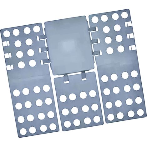 Planche à plier pour t-shirts, facile à utiliser, stable et pratique pour plier les t-shirts, grise (1/5)