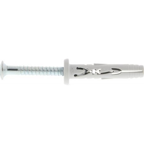 Spit – Cheville à frapper HIT M 6x65 pour béton et plaques de plâtre – Boîte de 100 – Charge 25kg – 50122