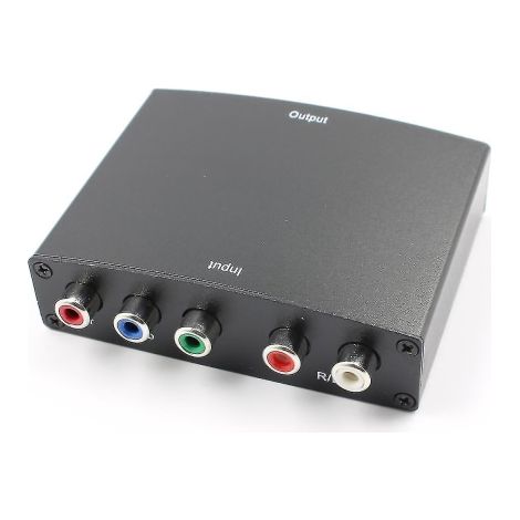 Convertisseur Vidéo Audio 1080p YPbPr vers HDMI Adaptateur Composante RGB vers HDMI pour DVD PS3 PS4 Boîtier (1/3)
