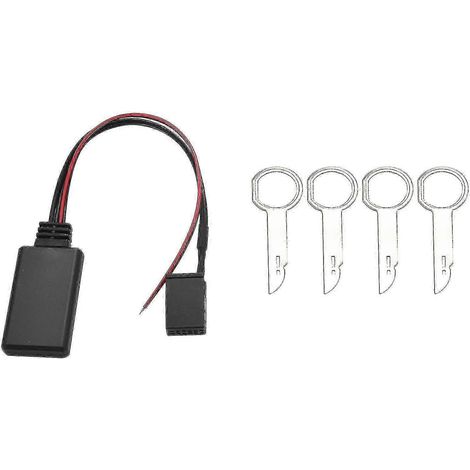 Adaptateur audio sans fil Bluetooth 6000cd compatible avec Ford Focus et Ford Mondeo, câble AUX (1/5)