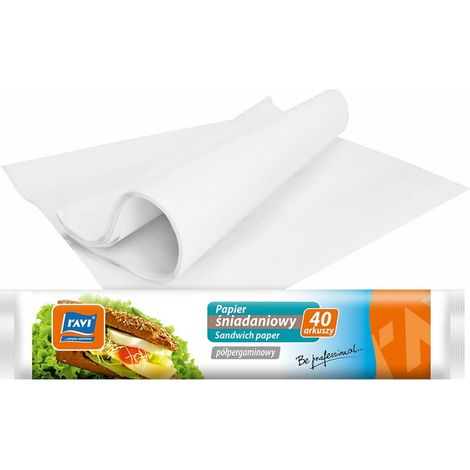 Carta per la colazione, formato mezza pergamena, 40 pezzi. (1/2)