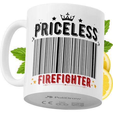 Mug humoristique pour pompier, avec un texte amusant et un design graphique original. Idéal pour les anniversaires, les fêtes et les occasions spéciales. Mug premium pour la maison, le bureau et le tr (1/5)