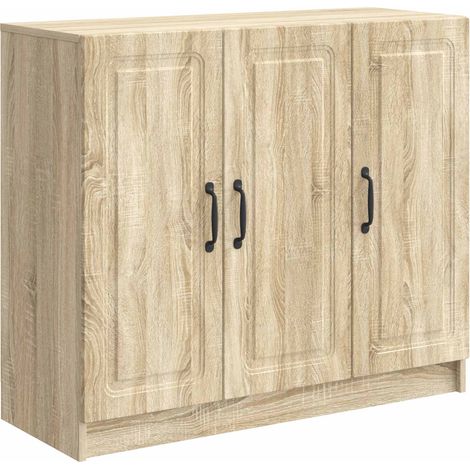 Aparador Roble Sonoma 89 x 34,5 x 77 cm Madera de Ingeniería vidaXL