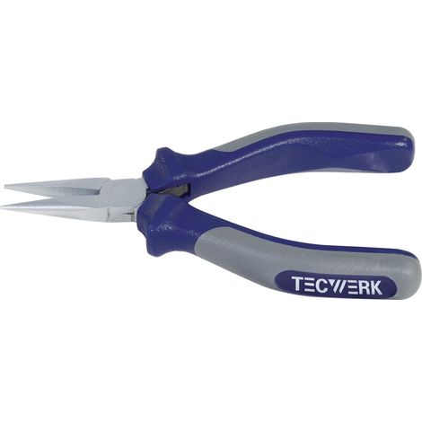 Pince coupante diagonale électronique L. totale 130mm droite brunie poignées multicomposants TECWERK (1/2)