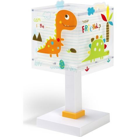 Lampe de chevet ou de table enfant Dinos Dinosaures, 73451N, G4 - LED 4 W - Ampoule incluse (1/5)