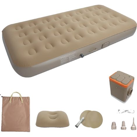 Matelas Gonflable, Gonflable, Pompe Intégrée, 1 Person (1/2)