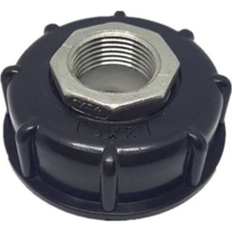 Adaptateur pour conteneur IBC Ulisem 1000 L, adaptateur de vidange de réservoir, raccords de sortie en acier inoxydable, connecteurs de rechange pour interrupteur d'arrosage, outils (filetage femelle (1/4)