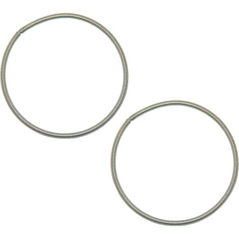 2x Ressort joint d'arbre inoxydable V2A pour joint à lèvre Etanchéité Fixation Entraînement Huile Transmission Moteur Spi Mécanique Bourrage, Ø 35mm