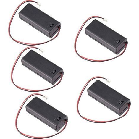 5 pièces 3 V AAA Support de batterie Compartiment des piles Couvercle de la batterie avec interrupteur marche/arrêt et Fil PH2.0JST Connecteur Mâle pour BBC (1/5)