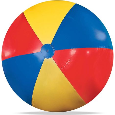 Giant Inflatable Beach Ball, Pool Toy for Kids and Adults - Jumbo Size 5 Feet (60 Inches) (1/5)
